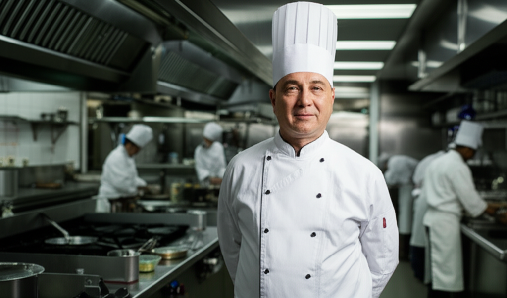 Chef profesional en cocina